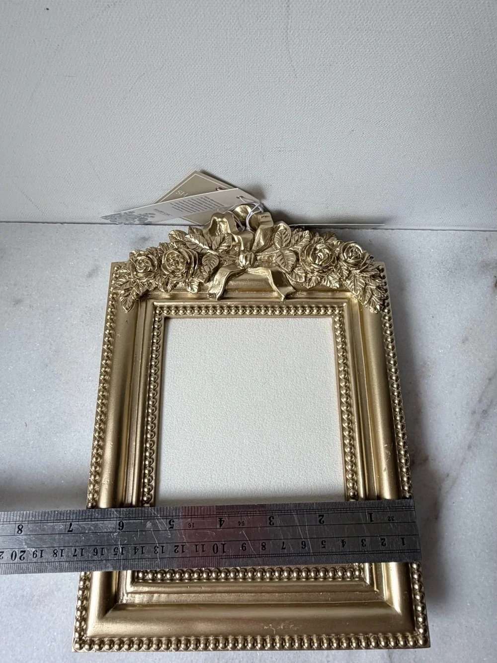 Earrings jewelry Holder Gold Wedding Display ornate Stand Frame antique style……